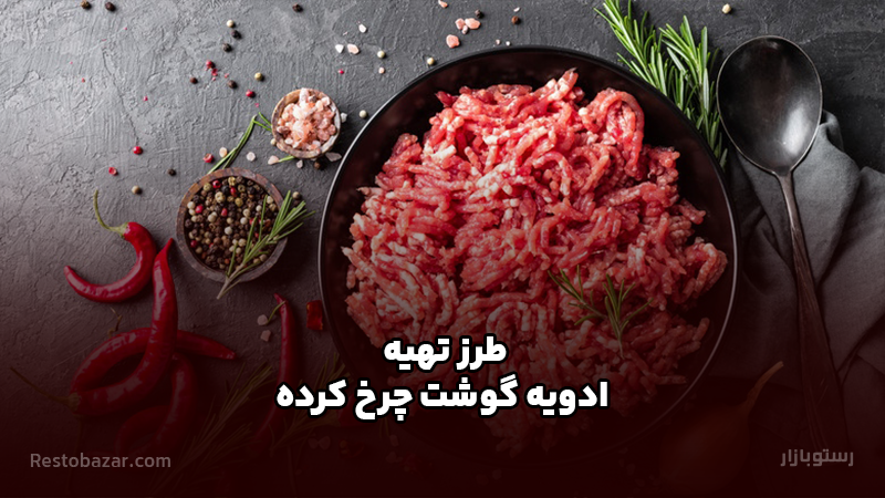 طرز تهیه ادویه گوشت چرخ کرده
