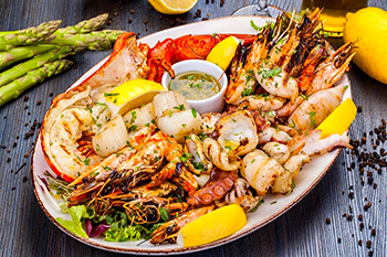 انواع غذاهای دریایی